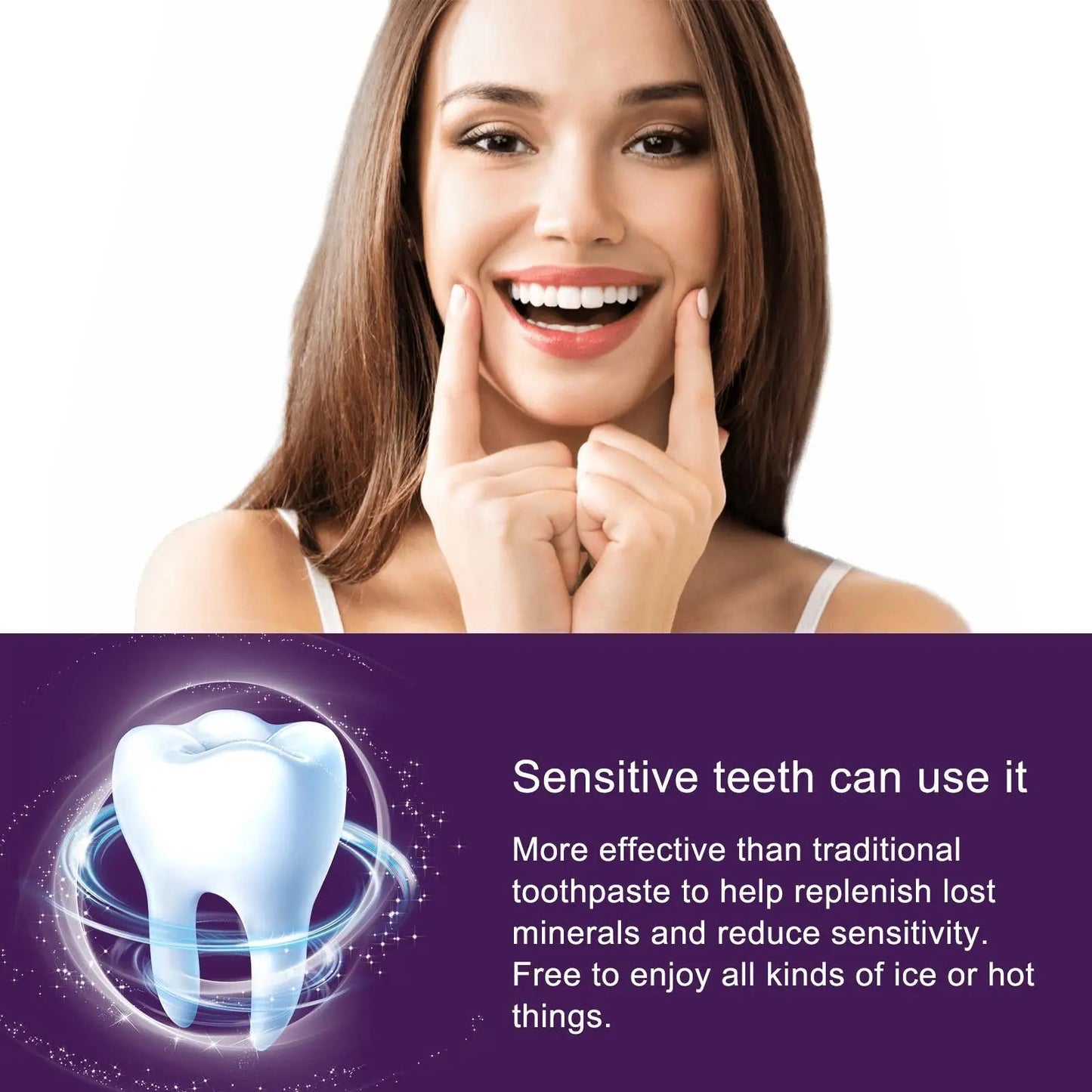 EELHOE PURPLE WHITENING TOOTHPASTE  معجون أسنان تبييض أرجواني من إيلهو