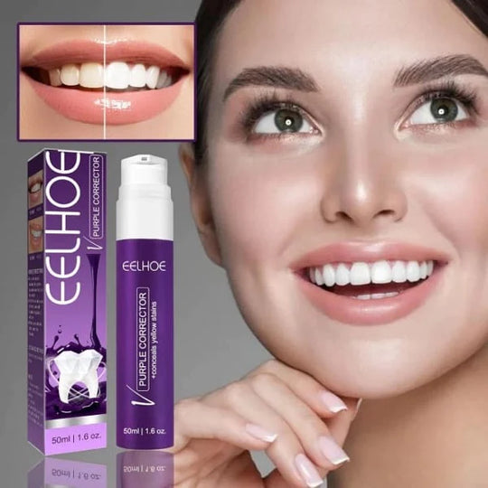 EELHOE PURPLE WHITENING TOOTHPASTE  معجون أسنان تبييض أرجواني من إيلهو