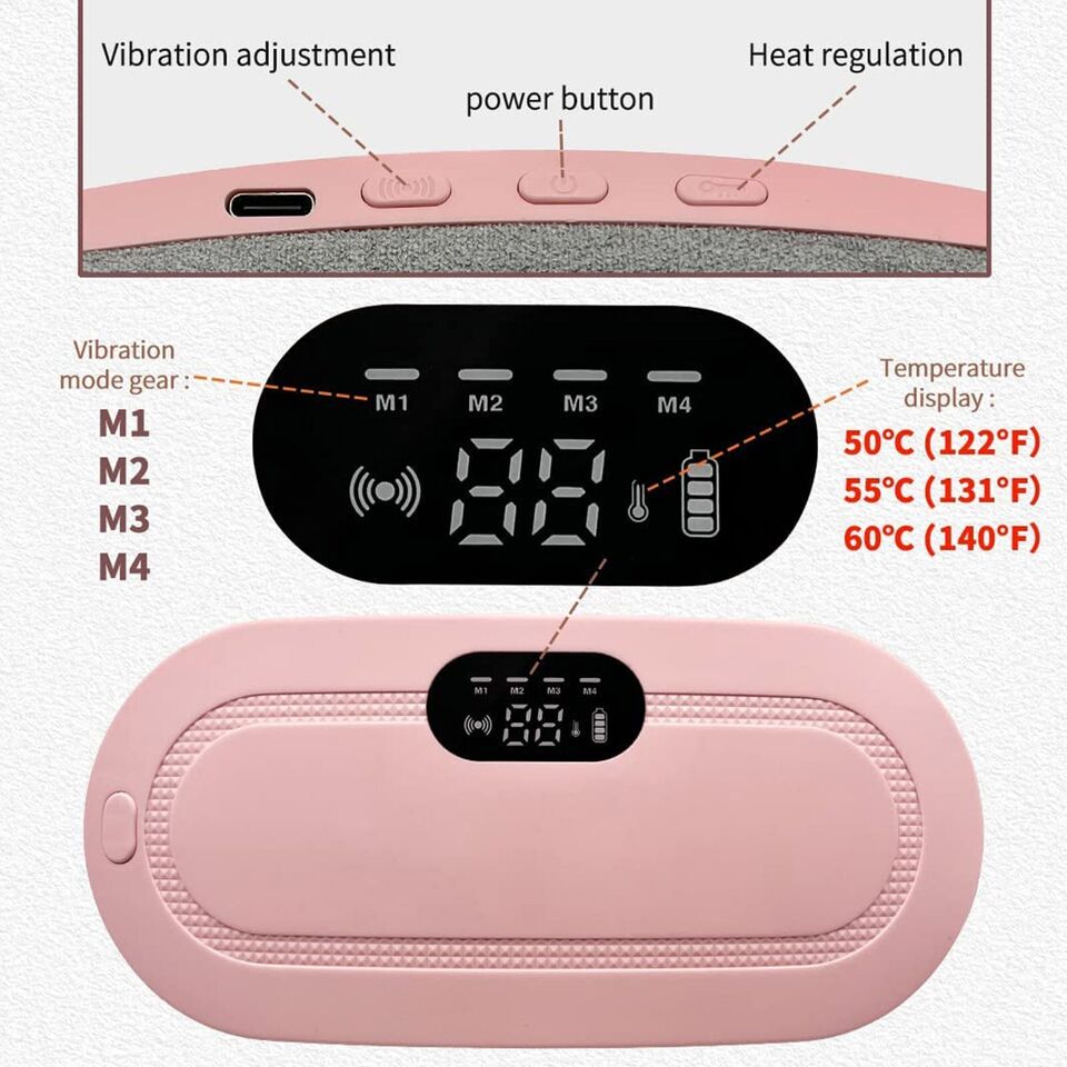 Girls Period Warm Belt Rechargeable  حزام دافئ لفترة الفتيات قابل لإعادة الشحن